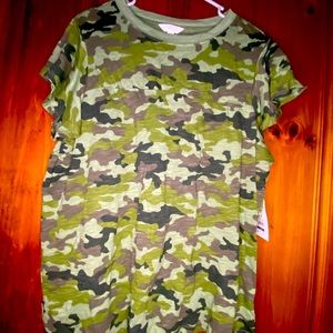 NWT Time & Tru camo shirt